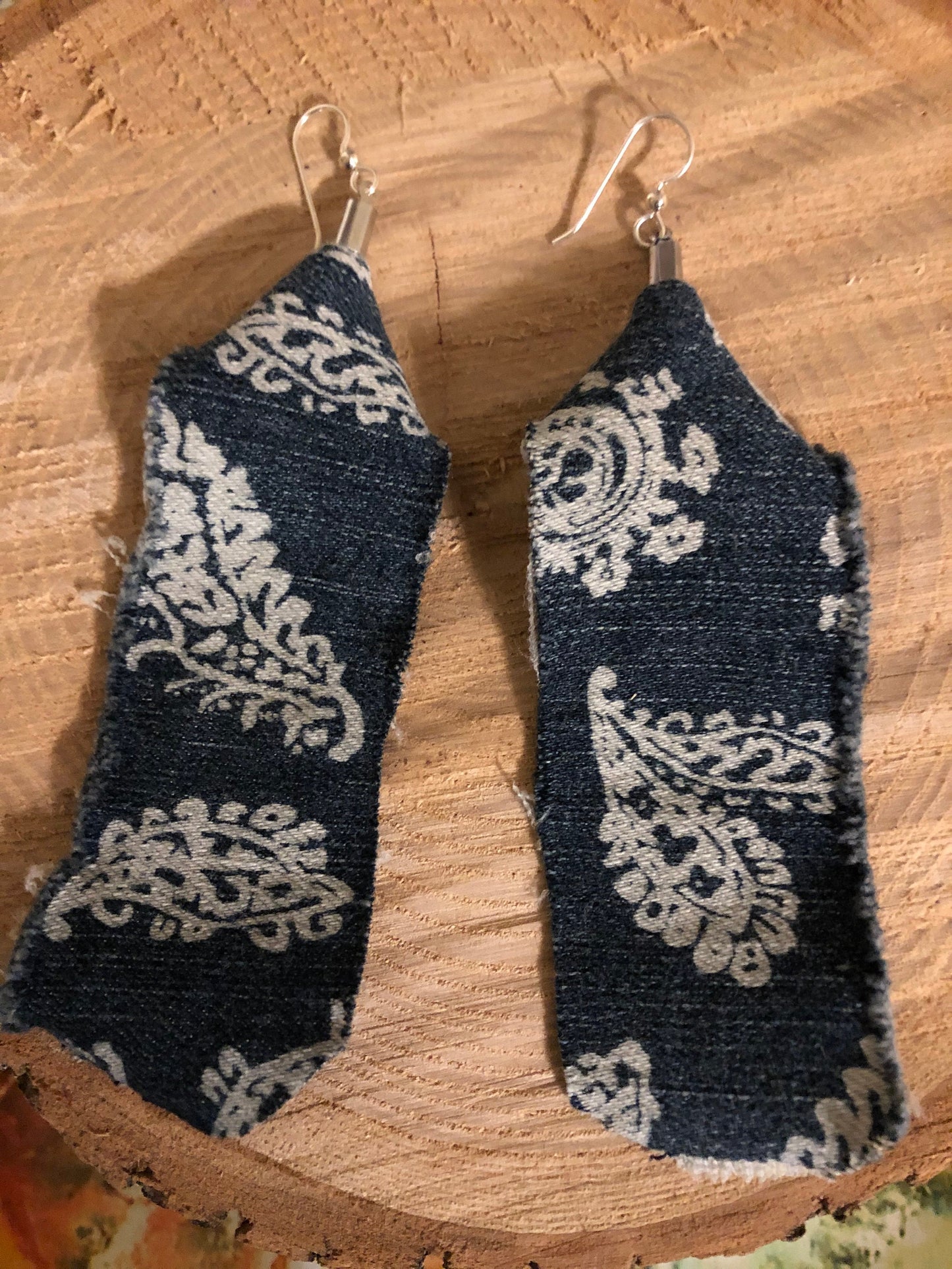 Paisley Denim dangle (Limited edition)